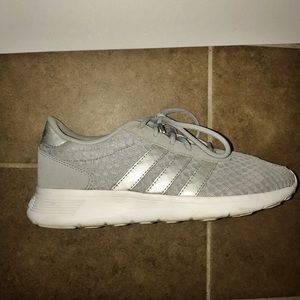 Adidas Grey Neo Cloudfoam Sneakers